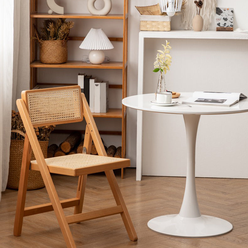 Contemporary Home Armless Solid Wood King Louis Back Dining Chair