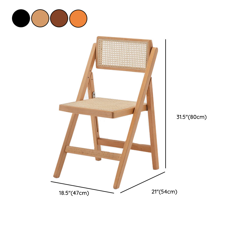 Contemporary Home Armless Solid Wood King Louis Back Dining Chair