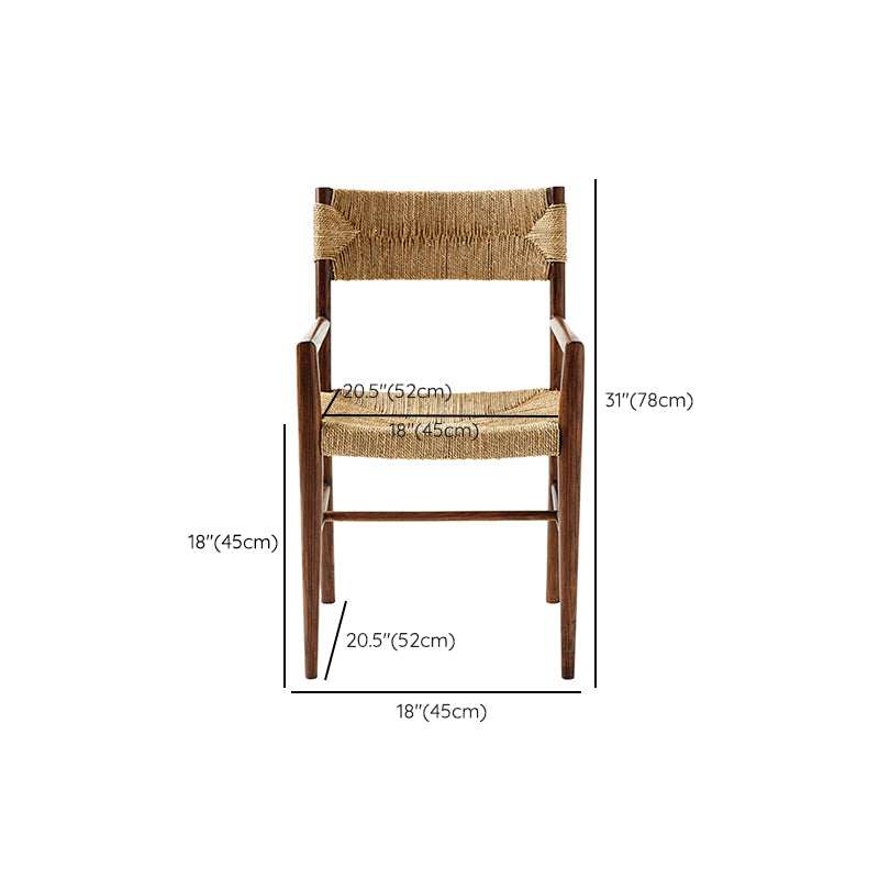 Contemporary Low Back Armless Bar Stool with Ash Solid Wood Base