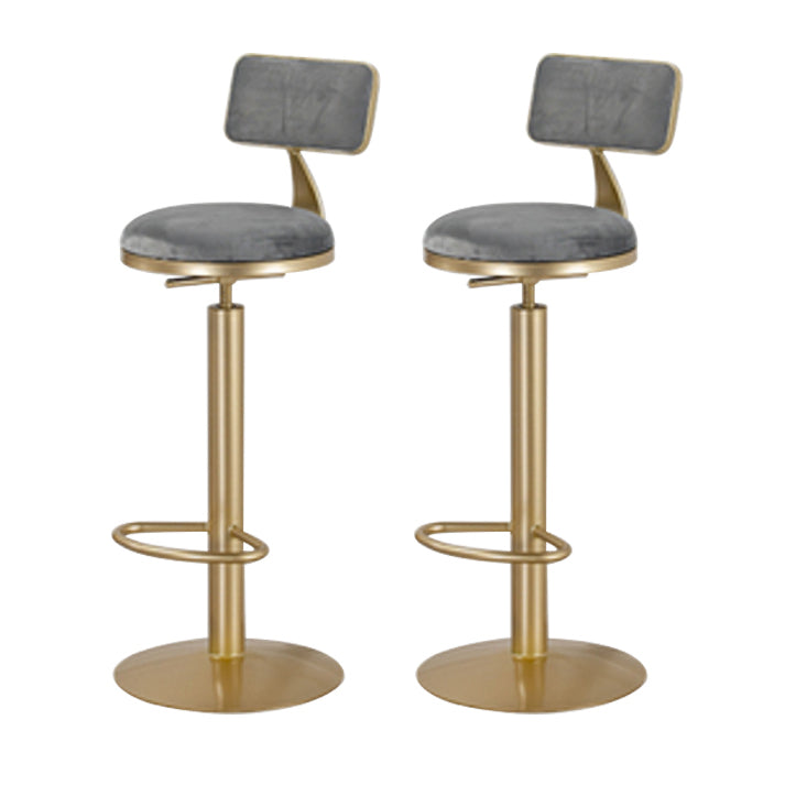 2/3 Pieces Oval Glam Bar Stool and Table Set for Dining Room
