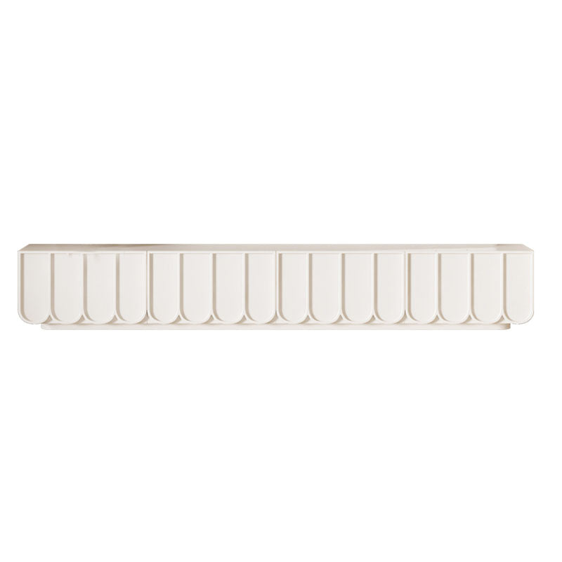 Scandinavian TV Media Console with Rectangle Top for Living Room