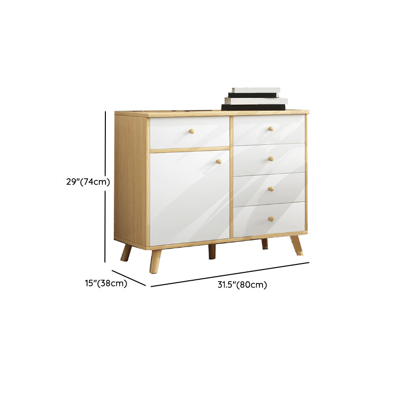 Contemporary Storage Chest Manufactured Wood Dresser , 14.82 Inch Width