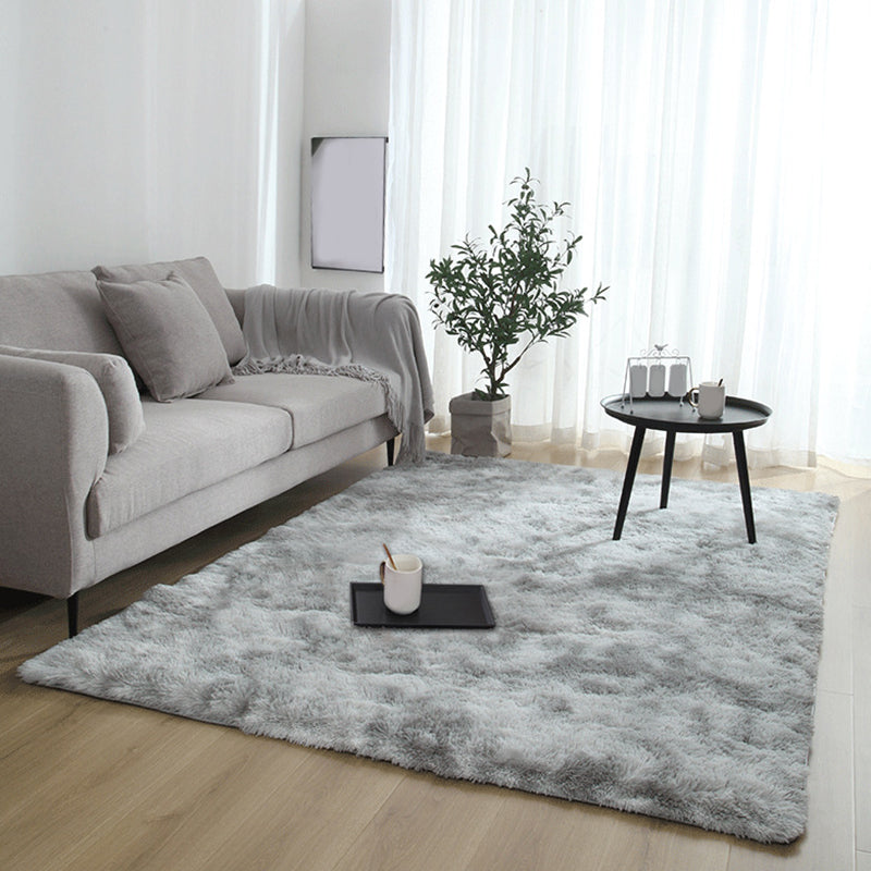 Modern Ombre Pattern Shag Bedroom Rectangle Polyster Area Carpet