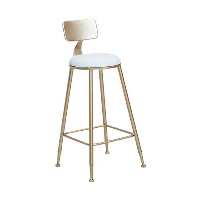 1/3 Pieces Glam Round Wood and Metal Bar Stool and Table Set