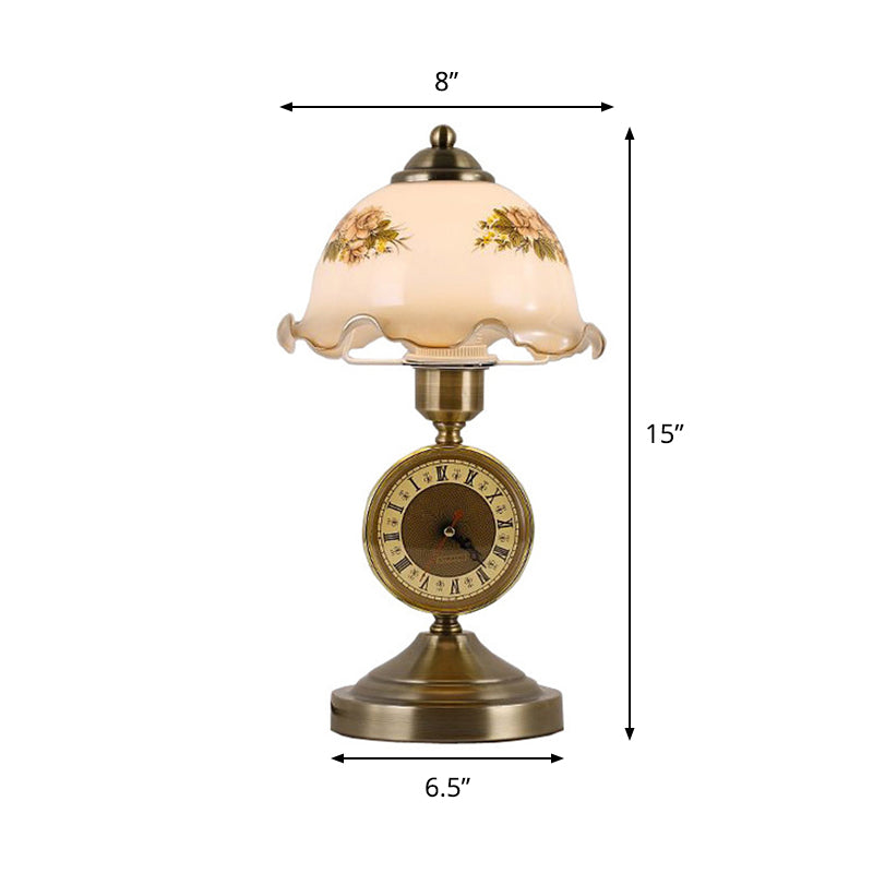 Antiquled Messing 1 Light Night Lamp