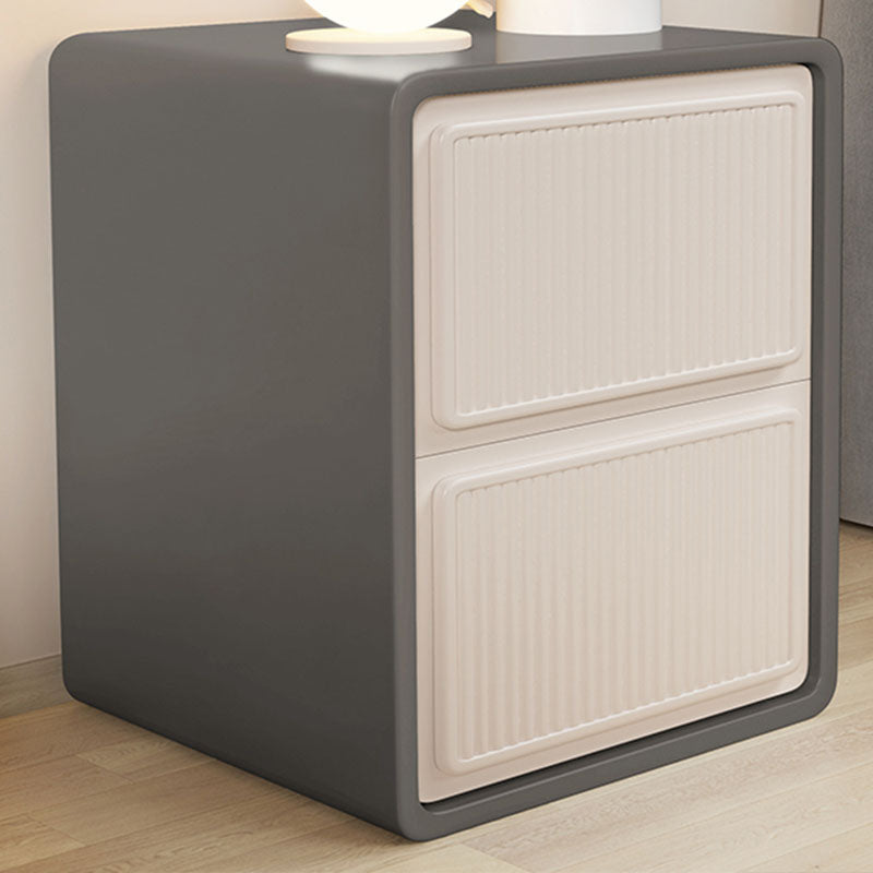 Scandinavian Wood Bedside Cabinet with Drawer Storage for Bedroom