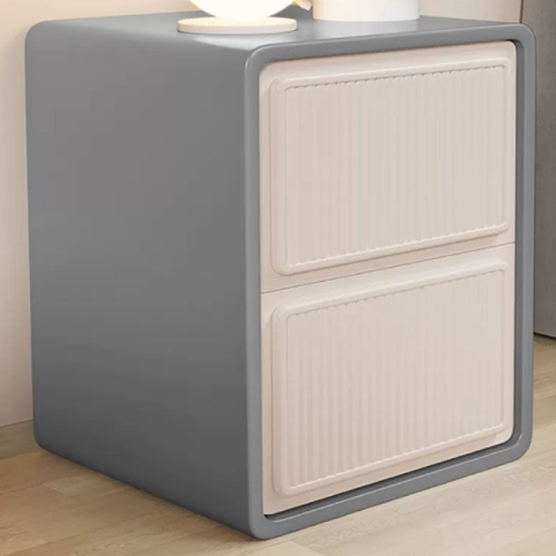 Scandinavian Wood Bedside Cabinet with Drawer Storage for Bedroom