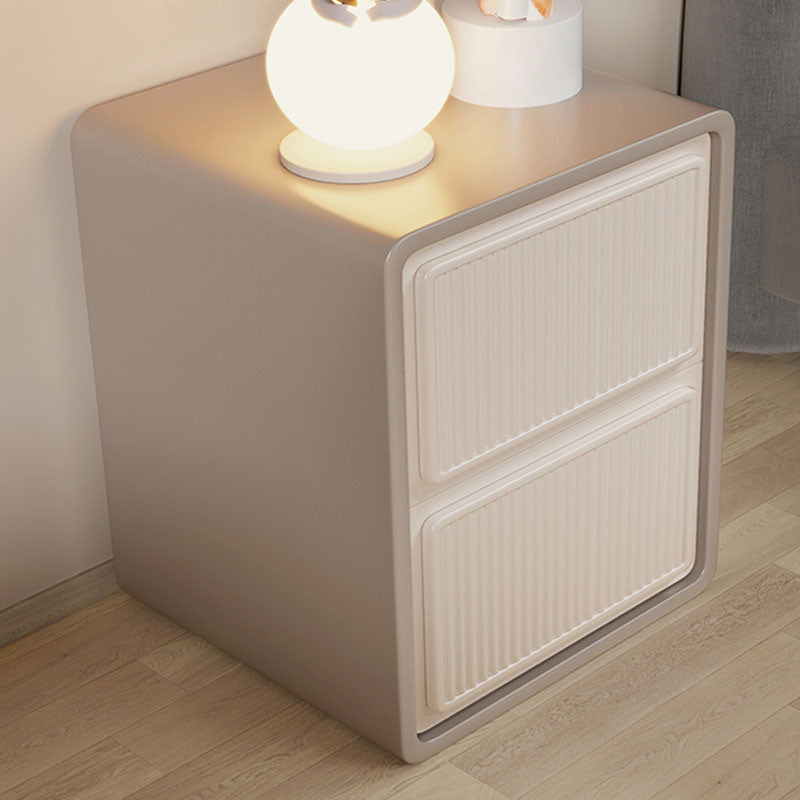 Scandinavian Wood Bedside Cabinet with Drawer Storage for Bedroom