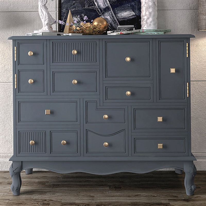 Classic Glam Storage Chest Dresser Horizontal Chest with Drawers