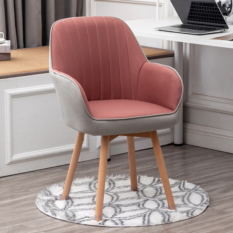 Contemporary Ergonomic Office Chair No Arm Desk Chair for Office