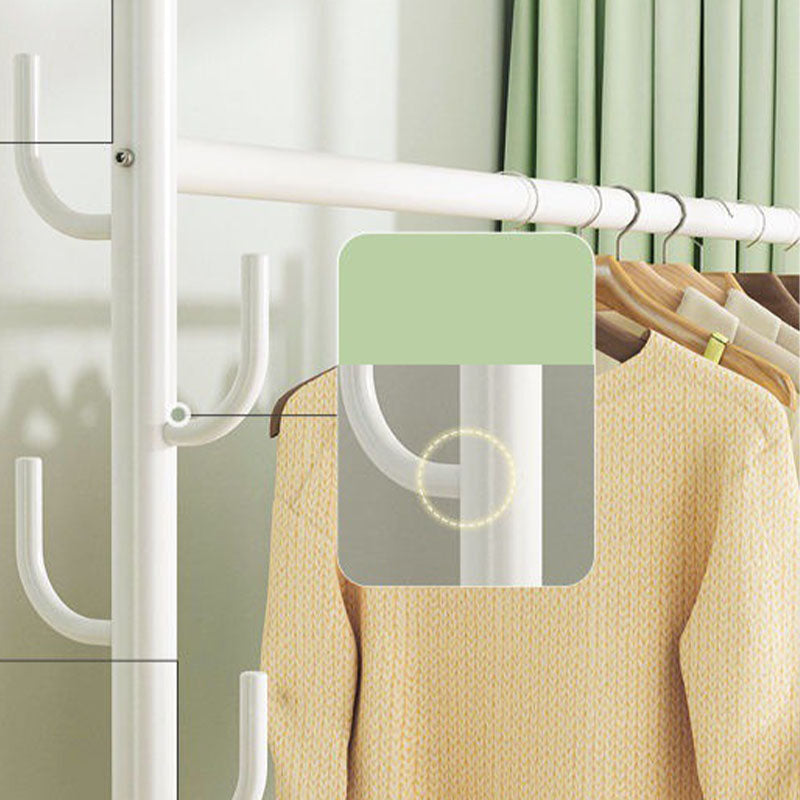 Modern Style Coat Rack Free Standing Hooks Design Coat Rack with Shelf