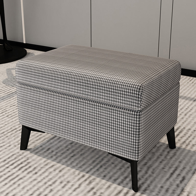 Rectangle Storage Ottomans Contemporary Leather Storage Ottomans with Legs