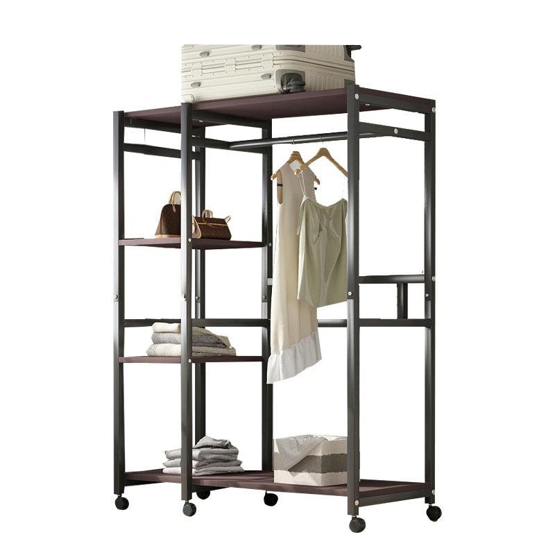 Contemporary Freestanding Wardrobe Closet Home Metal Wardrobe