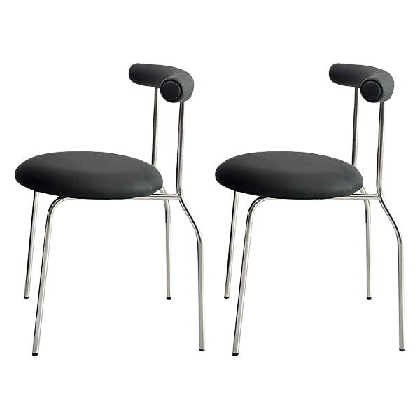 Kitchen 1/2/5/7 Pcs Dinette Set with Oval Dining Table and Black Chairs