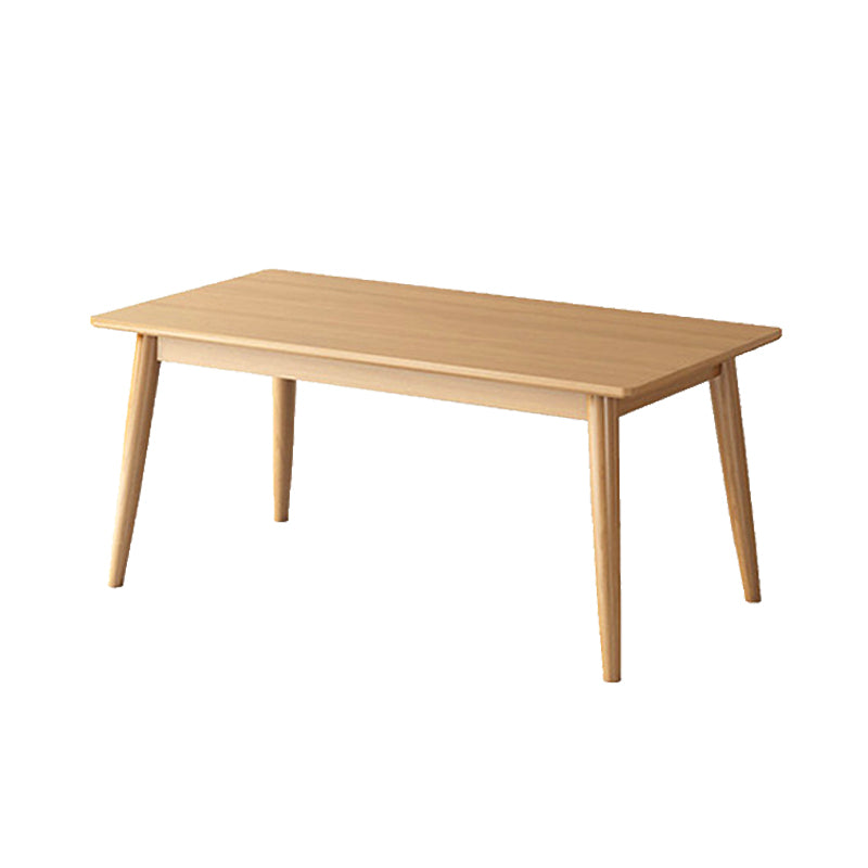 1/2/5 Piece Contemporary Style Dining Room Table and Chair Set in Light Wood