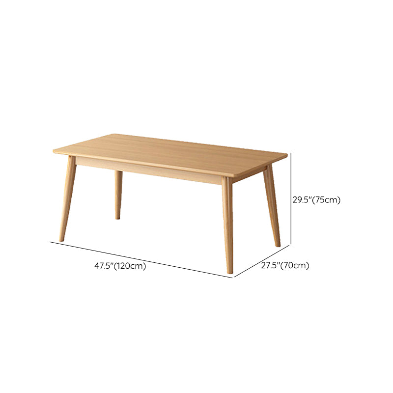 1/2/5 Piece Contemporary Style Dining Room Table and Chair Set in Light Wood