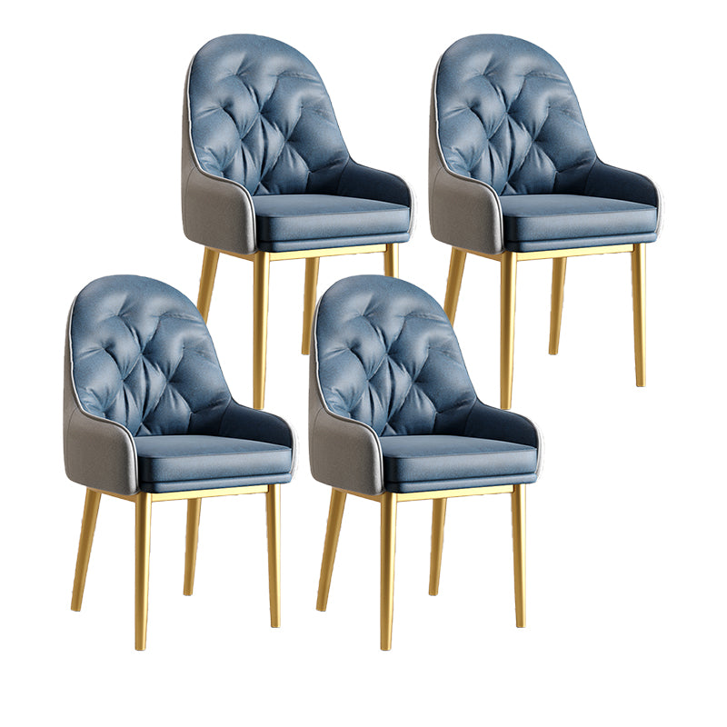 Modern Style Home Solid Back Metal Dining Arm Chair(Set of 4/8)