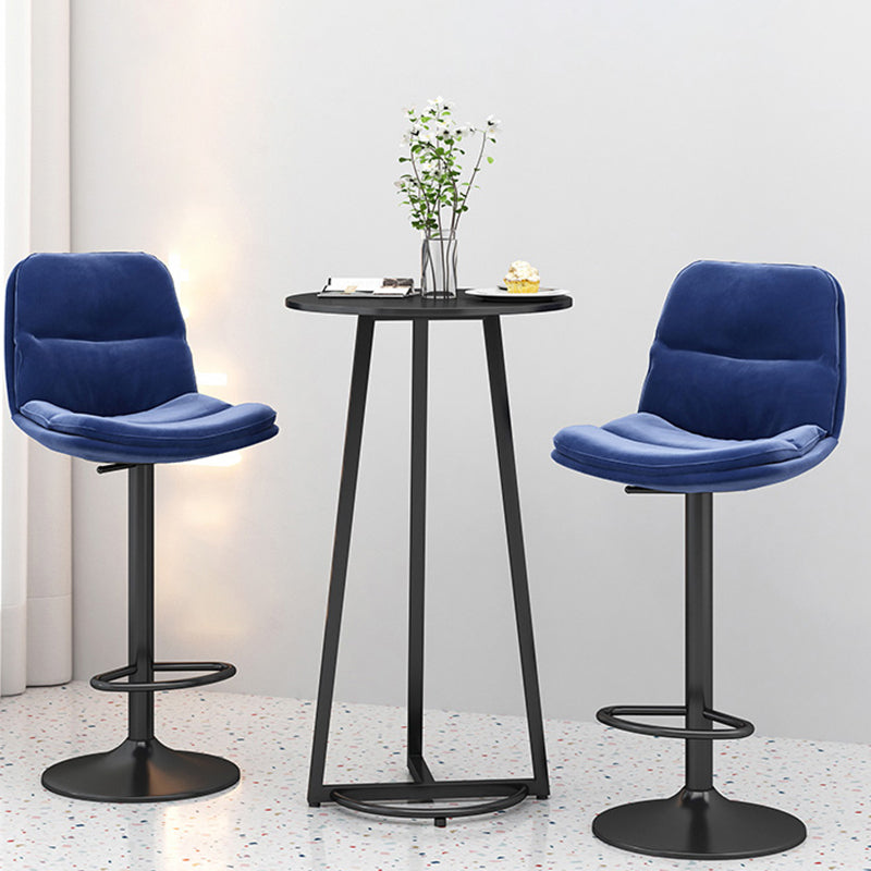 Modern Round Metal Bar Table Set 1/3 Pieces for Kitchen Dining Room