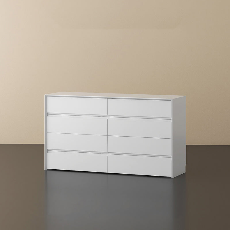 Wood Modern Storage Chest with Soft-Close Drawers for Bedroom