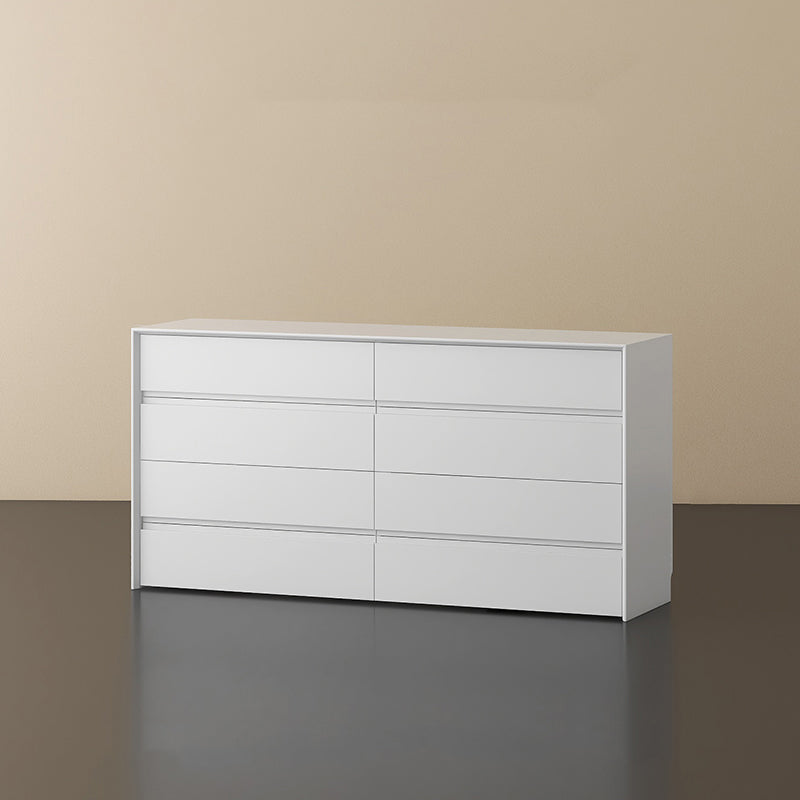 Wood Modern Storage Chest with Soft-Close Drawers for Bedroom