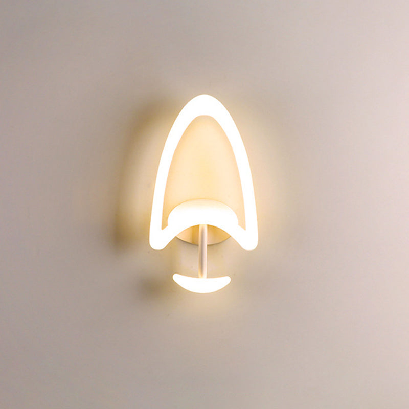 Minimalist Tree Shaped Acrylic Wall Lamp LED Sconce Light Fixture in Warm/White Light for Bedroom