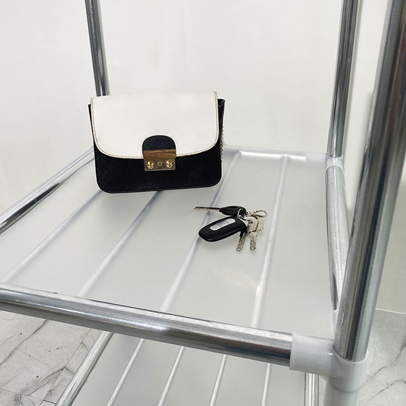 Contemporary Style Wardrobe Armoire Bedroom Armoire with Leg and Shelves