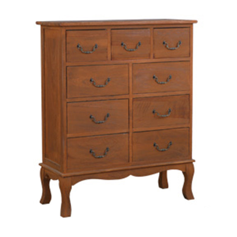 Nautical Storage Chest Bedroom Solid Wood Chest with Drawers