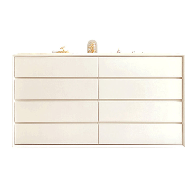 Contemporary Pine Horizontal Storage Chest with Soft-Close Drawers for Home