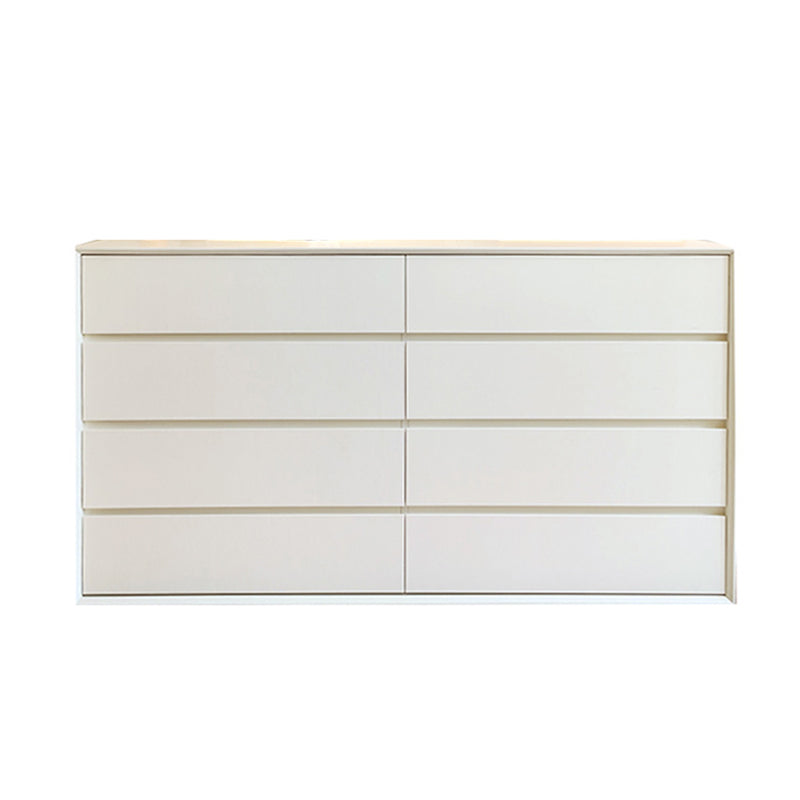 Contemporary Pine Horizontal Storage Chest with Soft-Close Drawers for Home