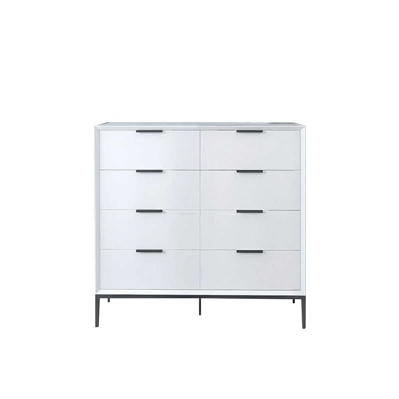 Scandinavian Wood Storage Chest with Soft-Close Drawers for Bedroom