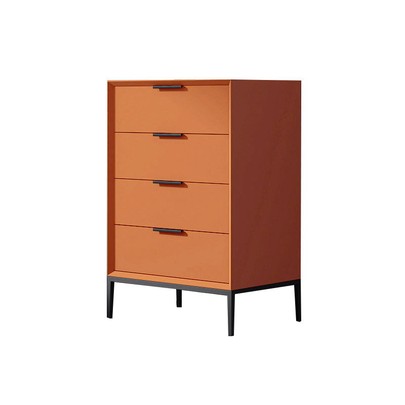 Scandinavian Wood Storage Chest with Soft-Close Drawers for Bedroom