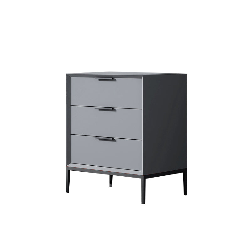 Scandinavian Wood Storage Chest with Soft-Close Drawers for Bedroom