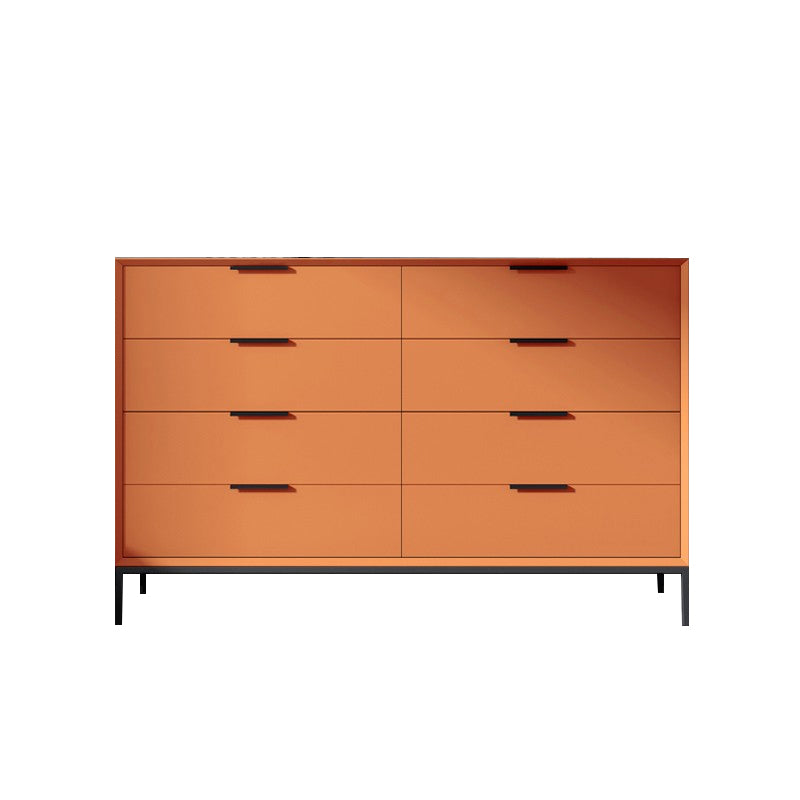 Scandinavian Wood Storage Chest with Soft-Close Drawers for Bedroom