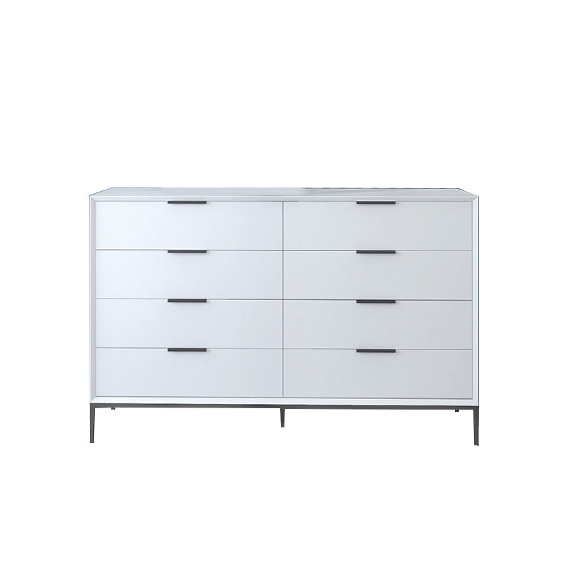 Scandinavian Wood Storage Chest with Soft-Close Drawers for Bedroom