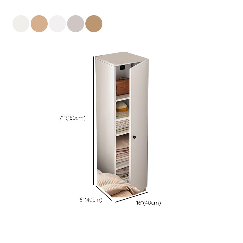 Contemporary Freestanding Home Wardrobe Closet Engineered Wood Wardrobe Armoire