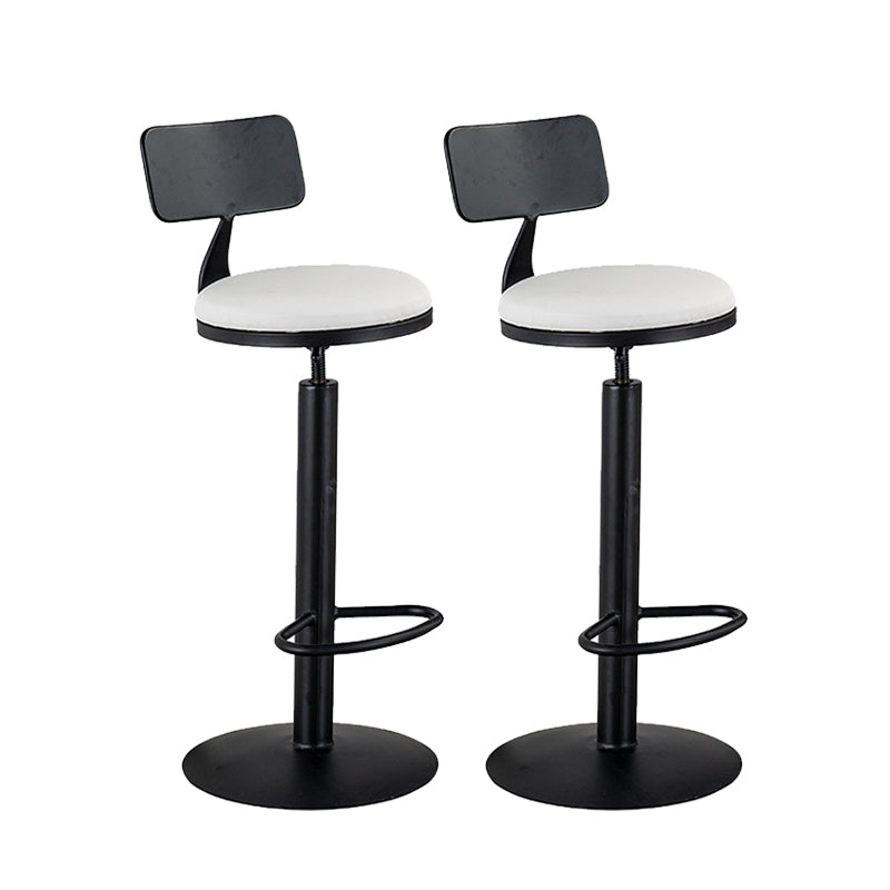 Contemporary Armless Bar & Counter Stool with Adjustable Height