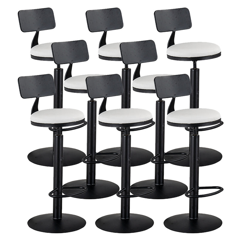 Contemporary Armless Bar & Counter Stool with Adjustable Height