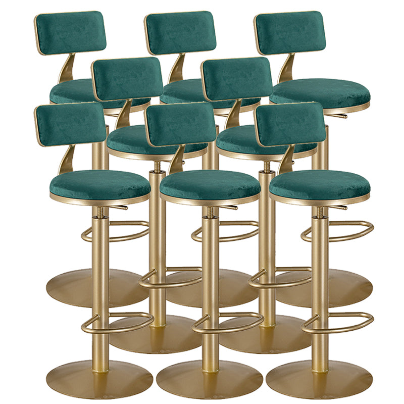 Contemporary Armless Bar & Counter Stool with Adjustable Height