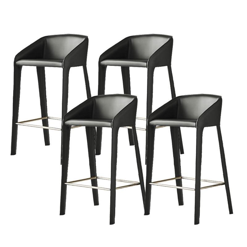 Industrial Indoor Armless Backless Bar Stool with Metal Legs