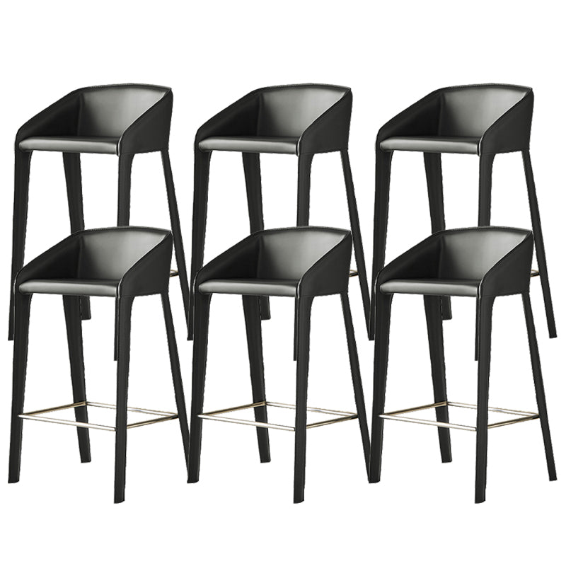 Industrial Indoor Armless Backless Bar Stool with Metal Legs