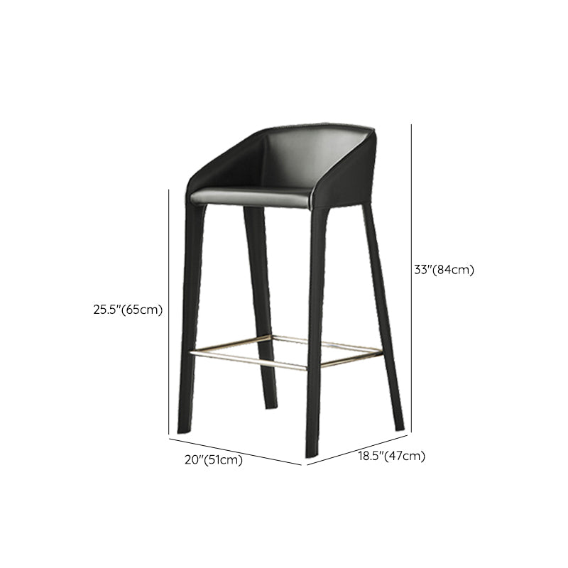 Industrial Indoor Armless Backless Bar Stool with Metal Legs