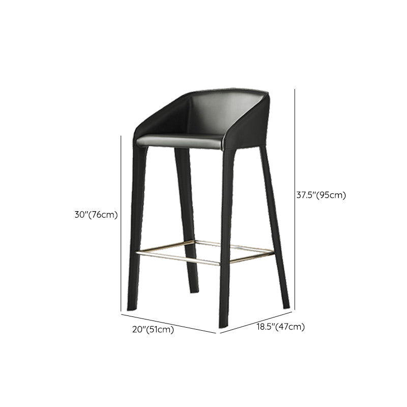 Industrial Indoor Armless Backless Bar Stool with Metal Legs