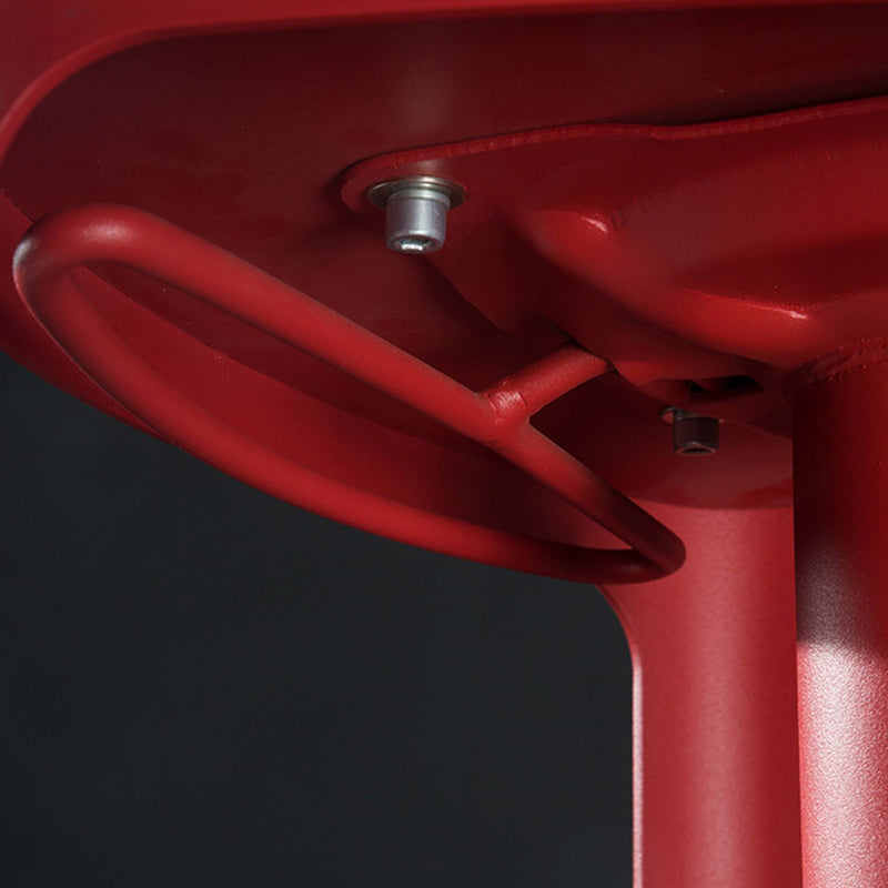 Contemporary Indoor Armless Backless Bar Stool with Metal Legs