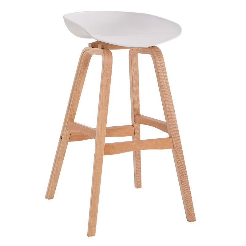 1/3 Pieces Contemporary Wooden Round Counter Table with High Stools