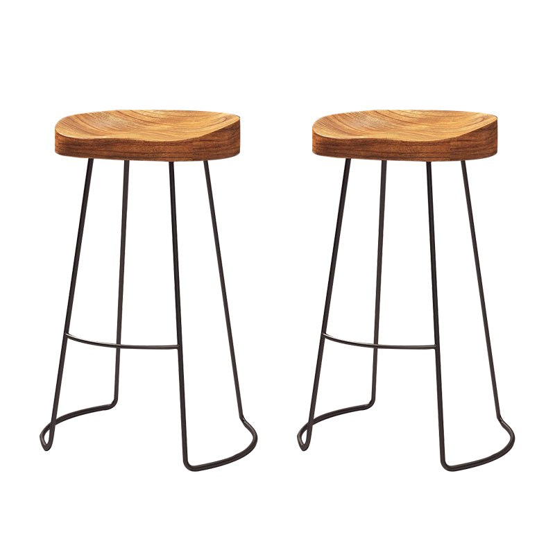 1/2/5 Pcs Light Brown Pine Wood Bar Table Set with Wooden Stools for Living Room