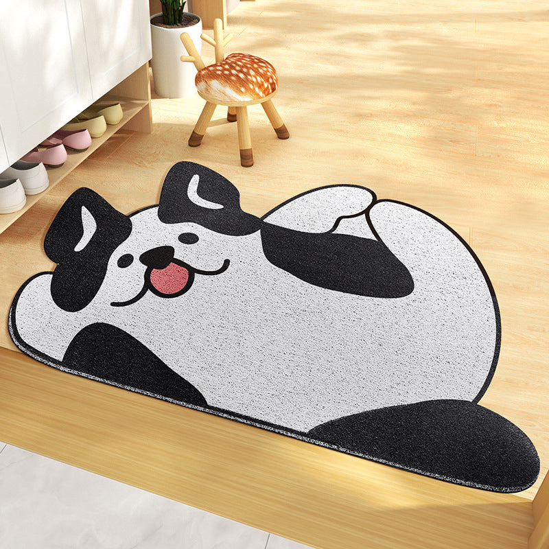 PVC Novelty Living Room Animal Print Stain Resistant Modern Indoor Rug