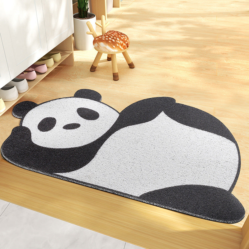 PVC Novelty Living Room Animal Print Stain Resistant Modern Indoor Rug