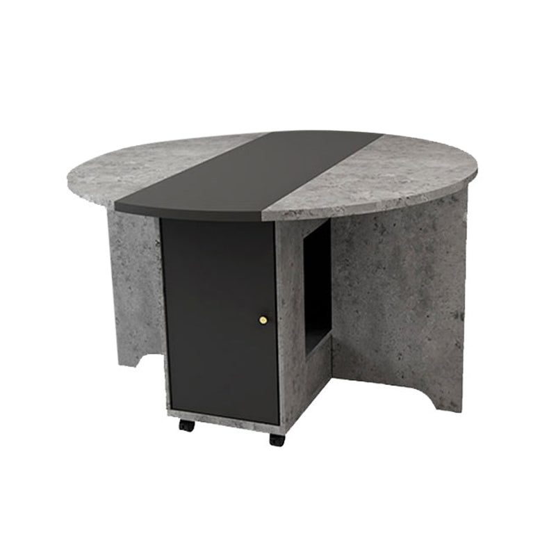 1/3/9 Piece Wood Top Round Shape Dining Room Table and Chair Set