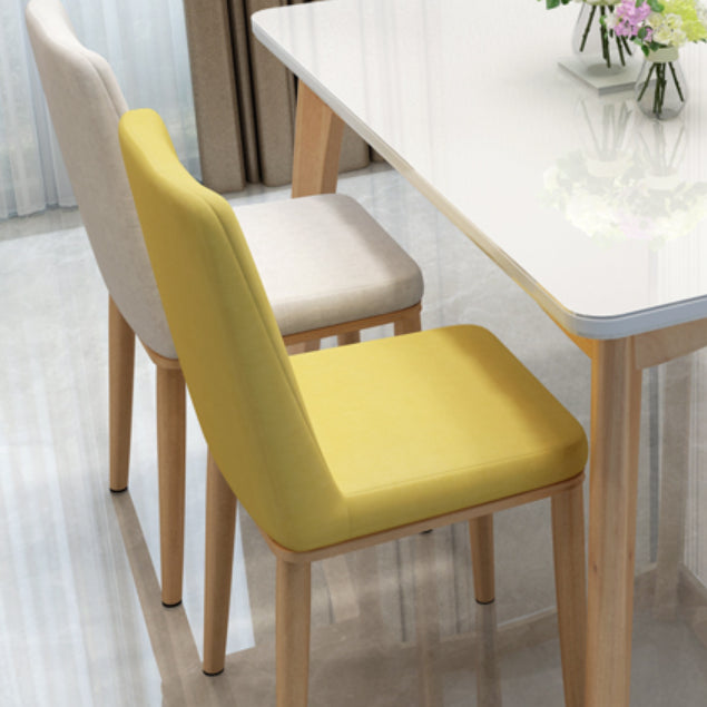 1/5/7 Piece Rectangle Shape Modern Dining Room Furniture Set