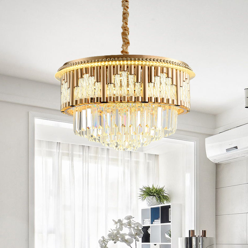 LED PROSIBLE PROSITIF LEMPRIGNEMENT PRENDANT PRENDANT DE CRISTAL MODERNE EN GOL